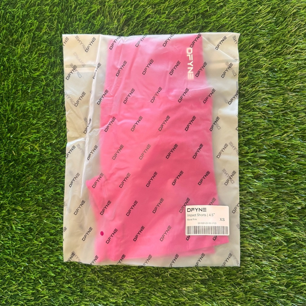 Dfyne impact shorts 4.5" floral pink extra small - Picture 4 of 5
